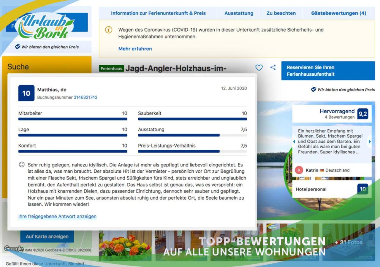 Jagd-Angler-Suite-04-Im-Wald-Am-See Kyritz Eksteriør bilde